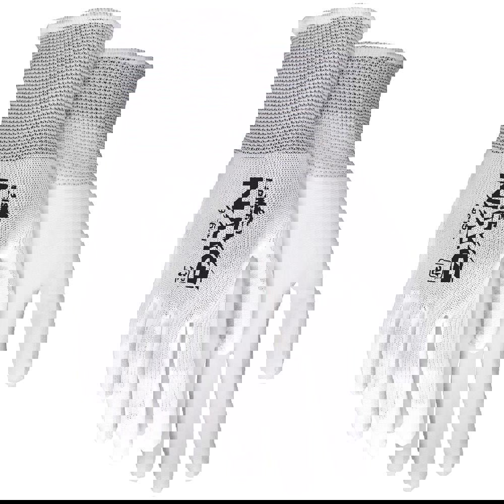 General Purpose Work Gloves: Small, Polyester Coated, Polyester